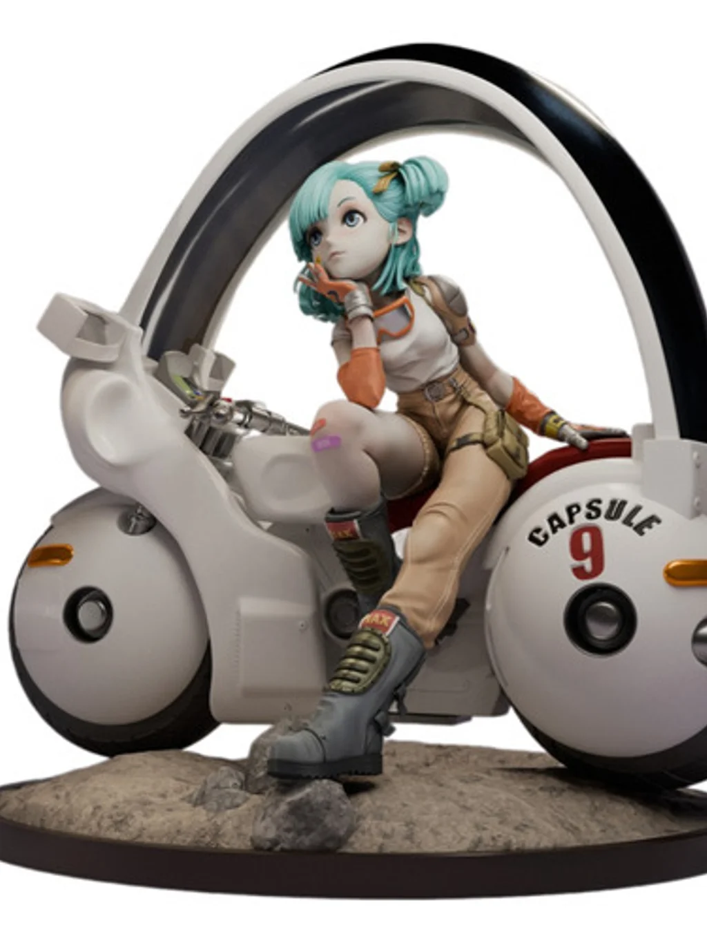 Figura Bulma Dragon Ball em resina 3D - Fidel Figures