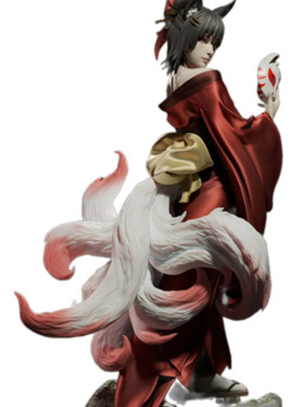 Figura Amaterasu em resina 3D - Fidel Figures