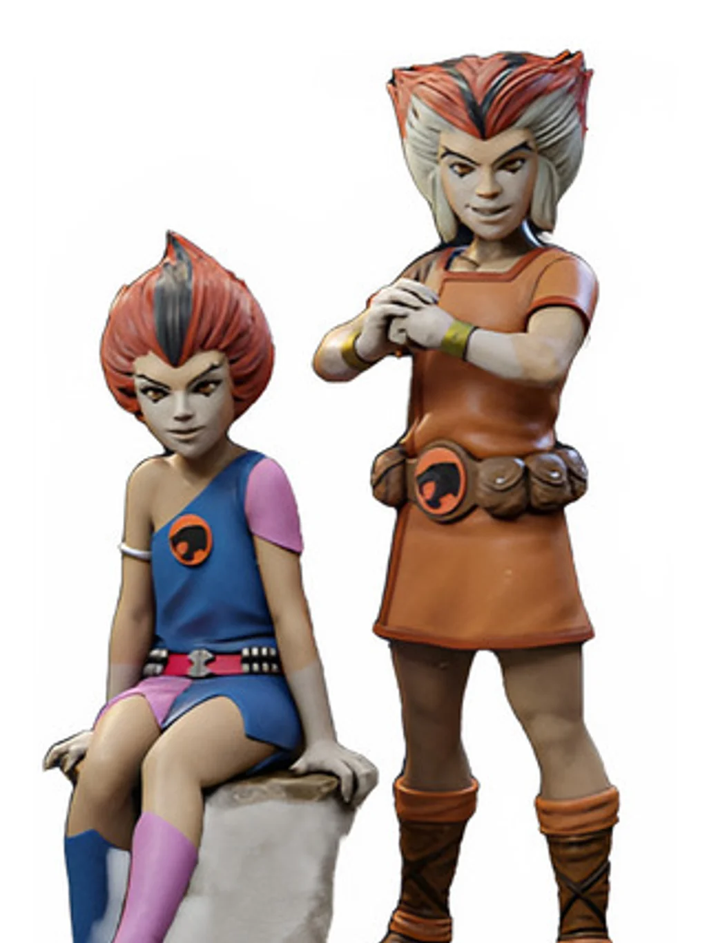 Figura willy kit e willy cat em em resina 3D - Fidel Figures
