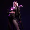 nun with gun colecionável em - foto 10