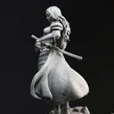 mulher maravilha samurai colecionável em - foto 3
