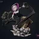 gwen spiderman chibi colecionável em - foto 2