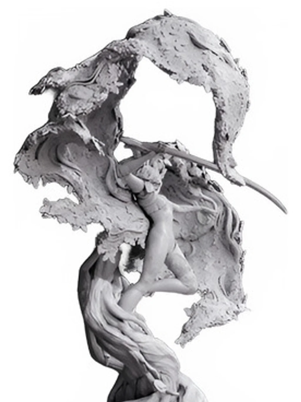 Figura malenia goddess of rot | elden ring colecionável em resina 3D - Fidel Figures