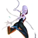 spider gwen | aranha verso colecionável - foto 1