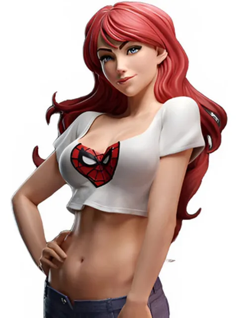 mary jane spider-man - fidel figures