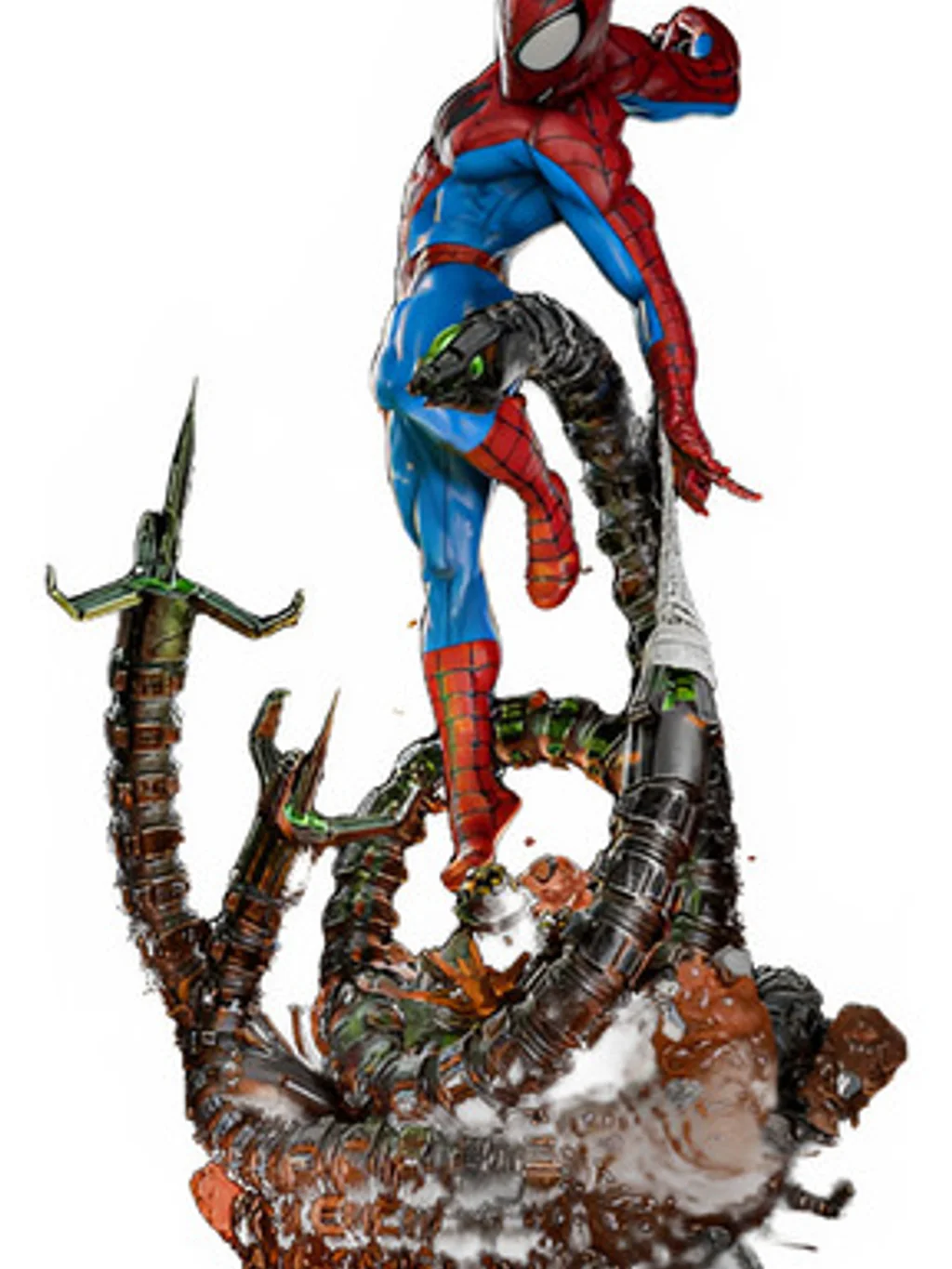 Figura spider man vs octopus | em resina 3D - Fidel Figures