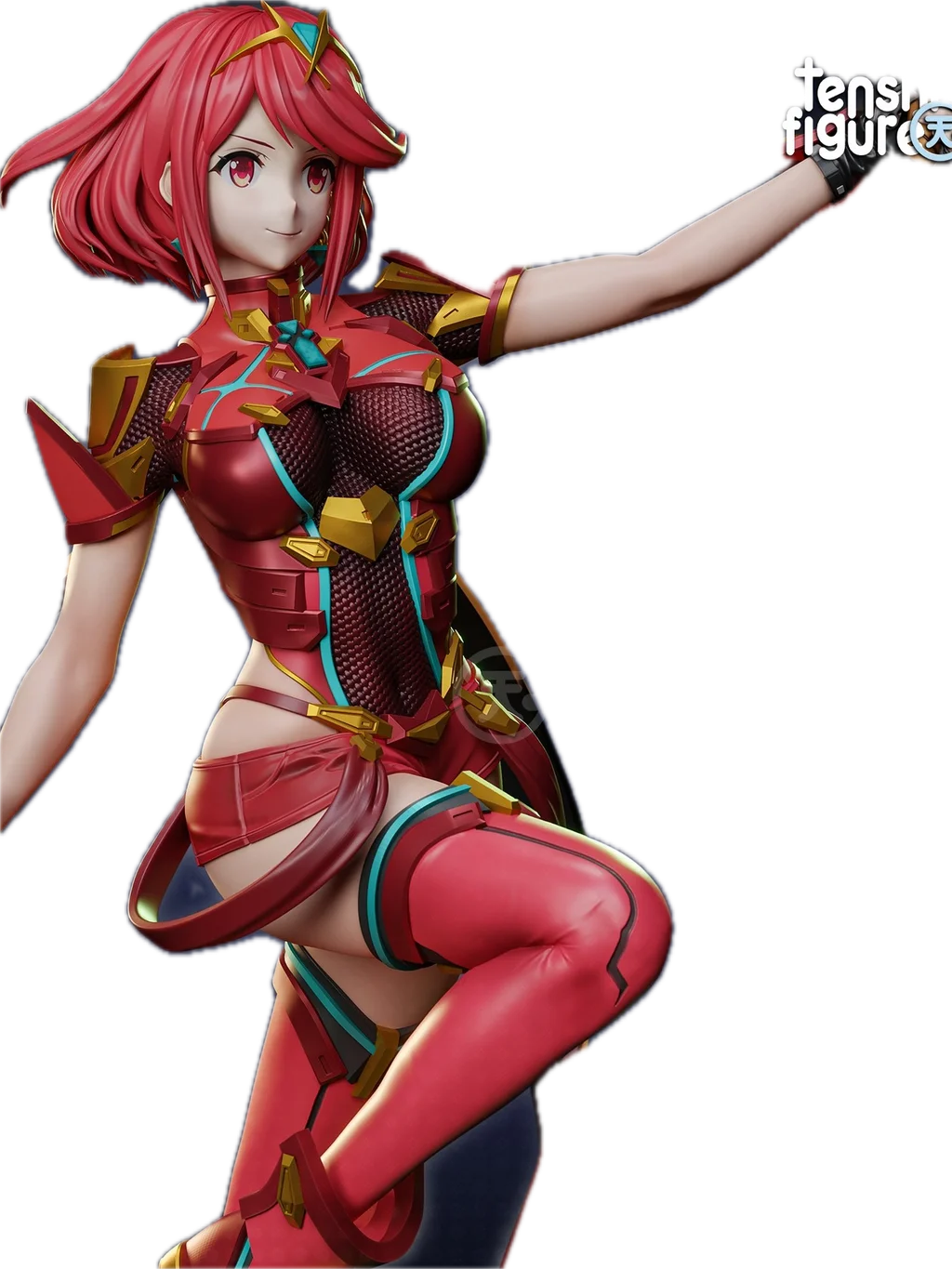 Figura pyra xenoblade chronicles 2 em resina 3D - Fidel Figures