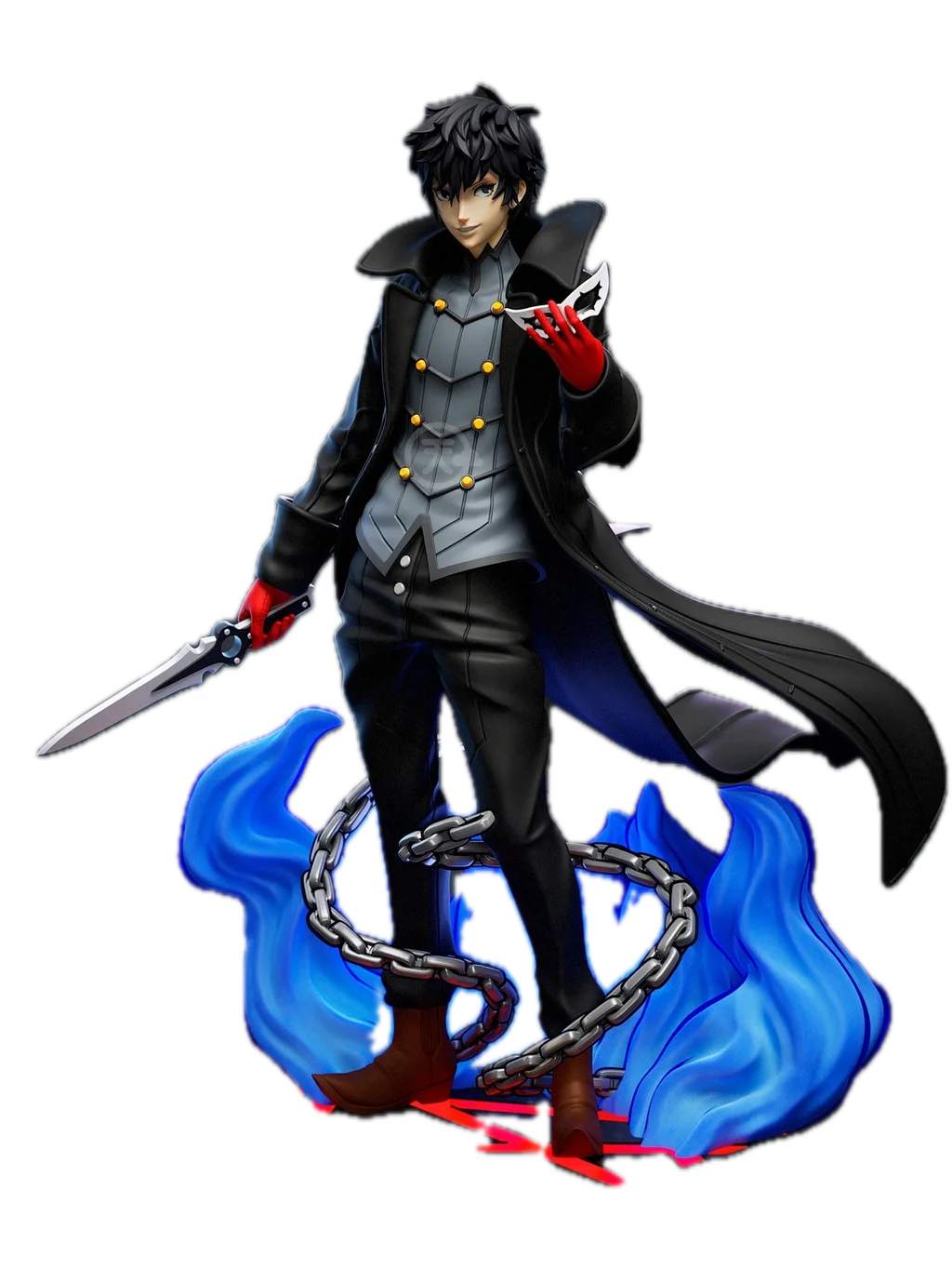 Figura joker persona 5 em resina 3D - Fidel Figures