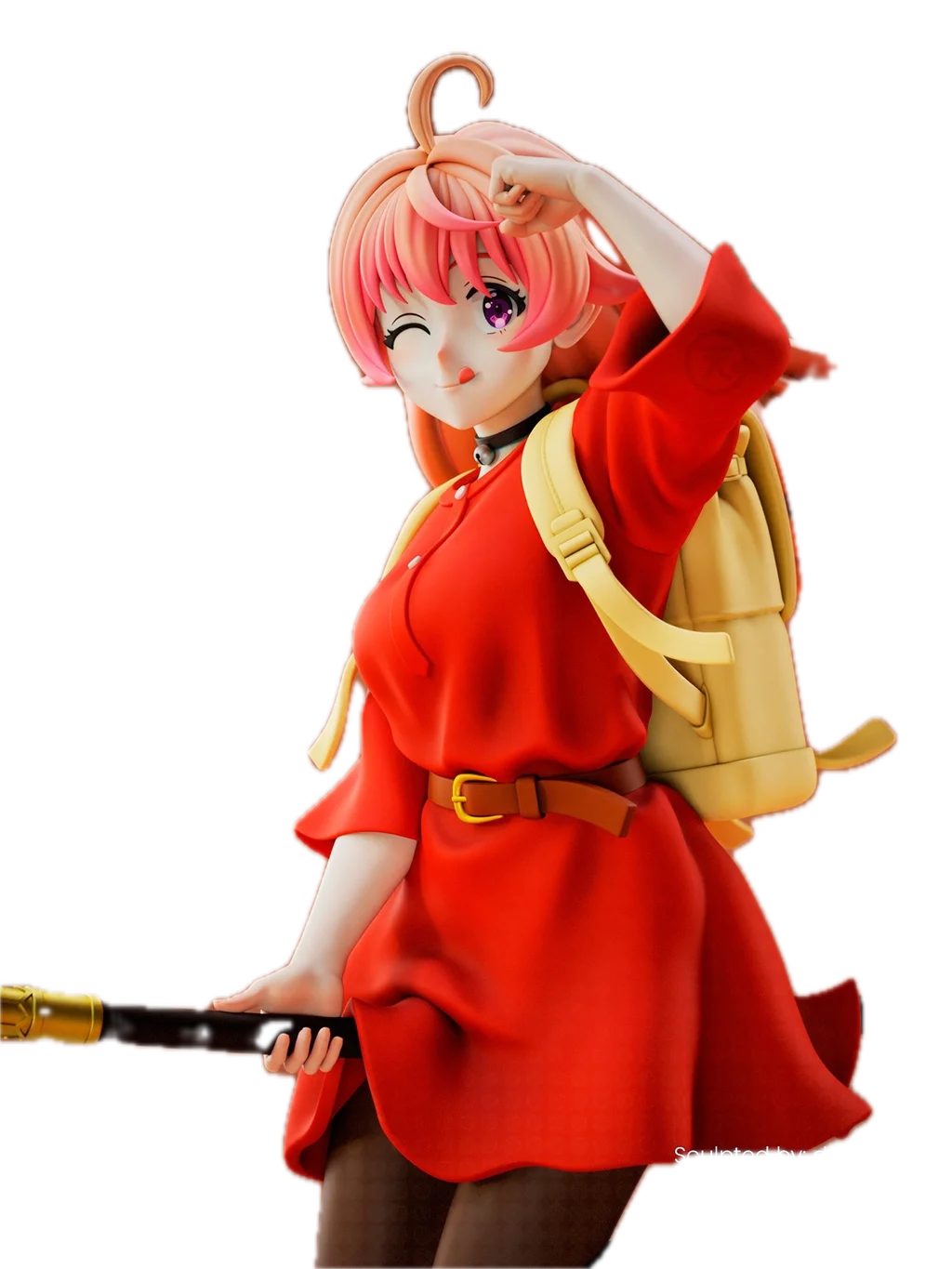 Figura nico wakatsuki witch watch em resina 3D - Fidel Figures
