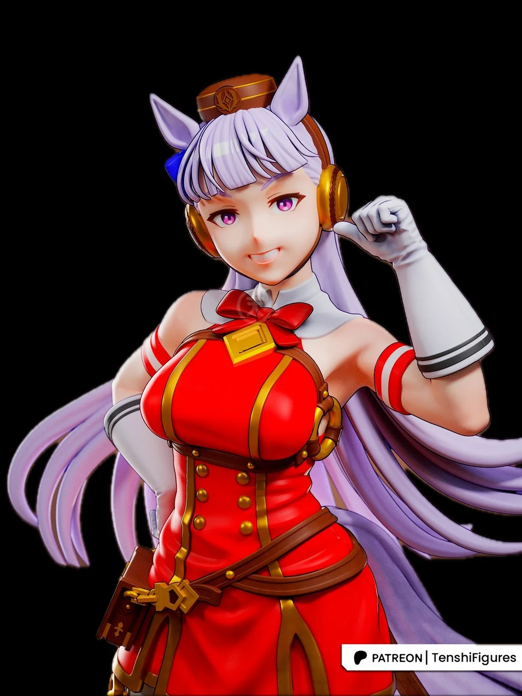 Figura gold ship uma musume pretty derby em resina 3D - Fidel Figures