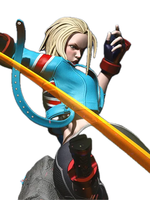 cammy street fighter action