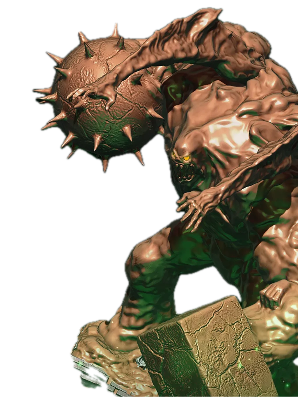 Figura cara de barro batman em resina 3D - Fidel Figures