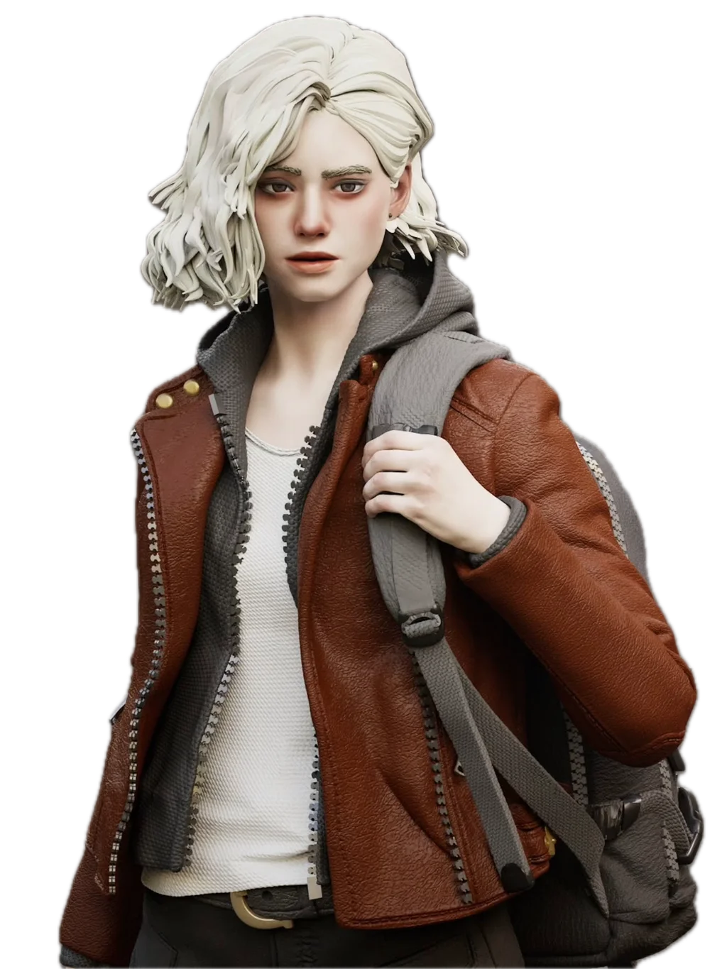 Figura grace ashcroft v2 resident evil action em resina 3D - Fidel Figures