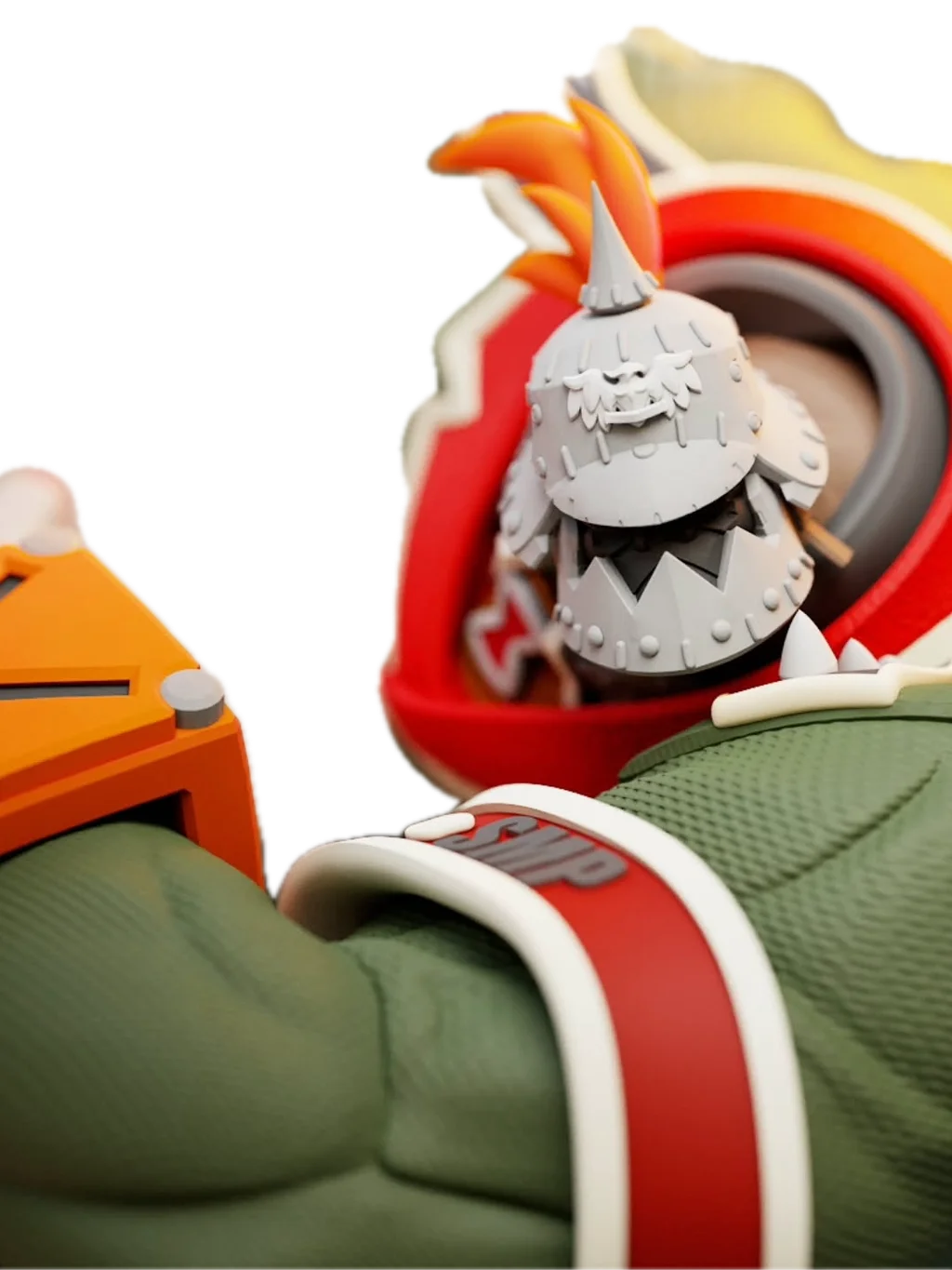 Figura potemkin guilty gear action em resina 3D - Fidel Figures