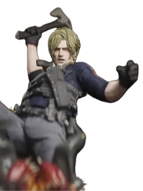 leon s kennedy resident evil action luxo