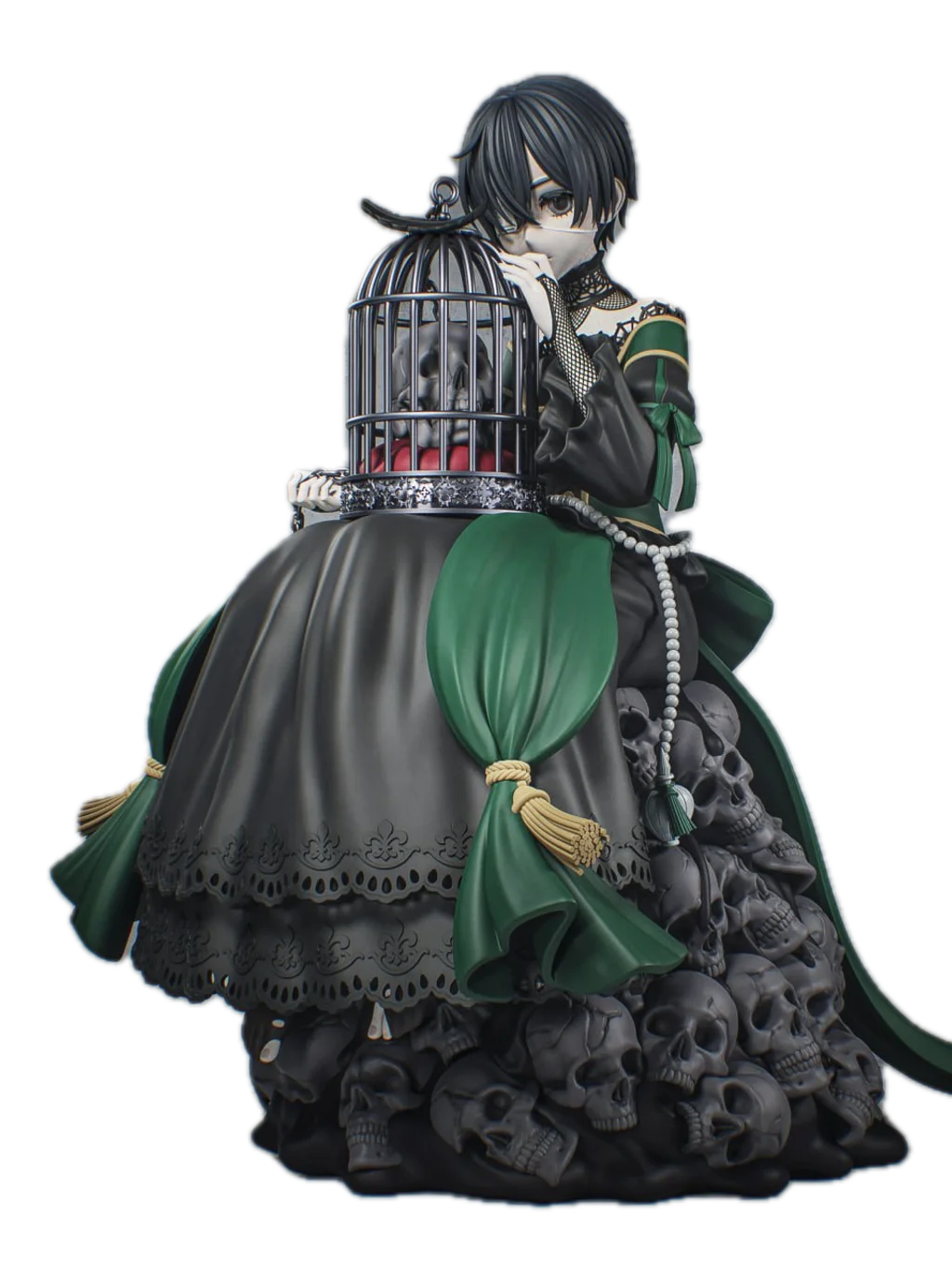 Figura ciel phantomhive kuroshitsuji em resina 3D - Fidel Figures