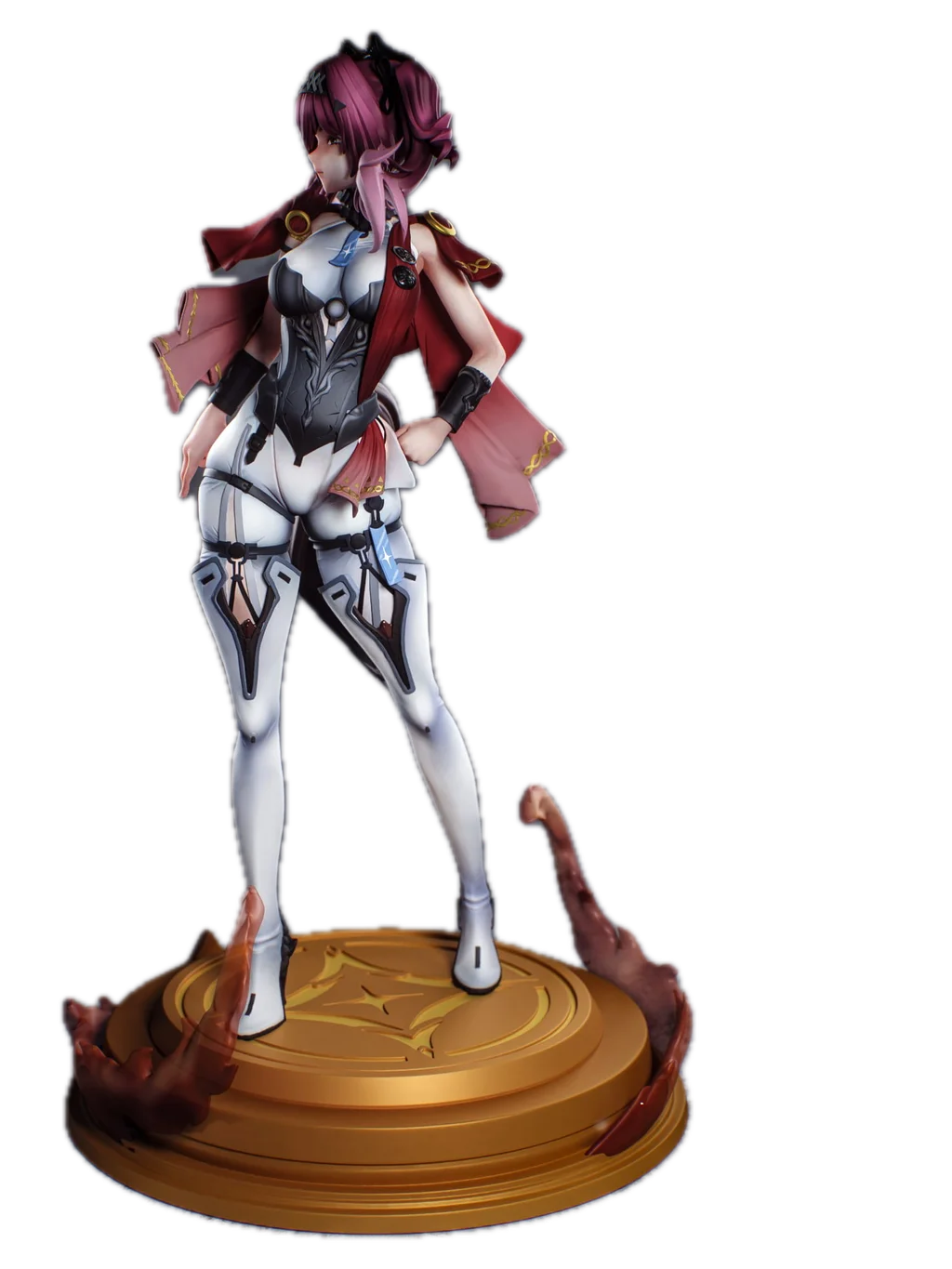 Figura lupa wuthering waves em resina 3D - Fidel Figures