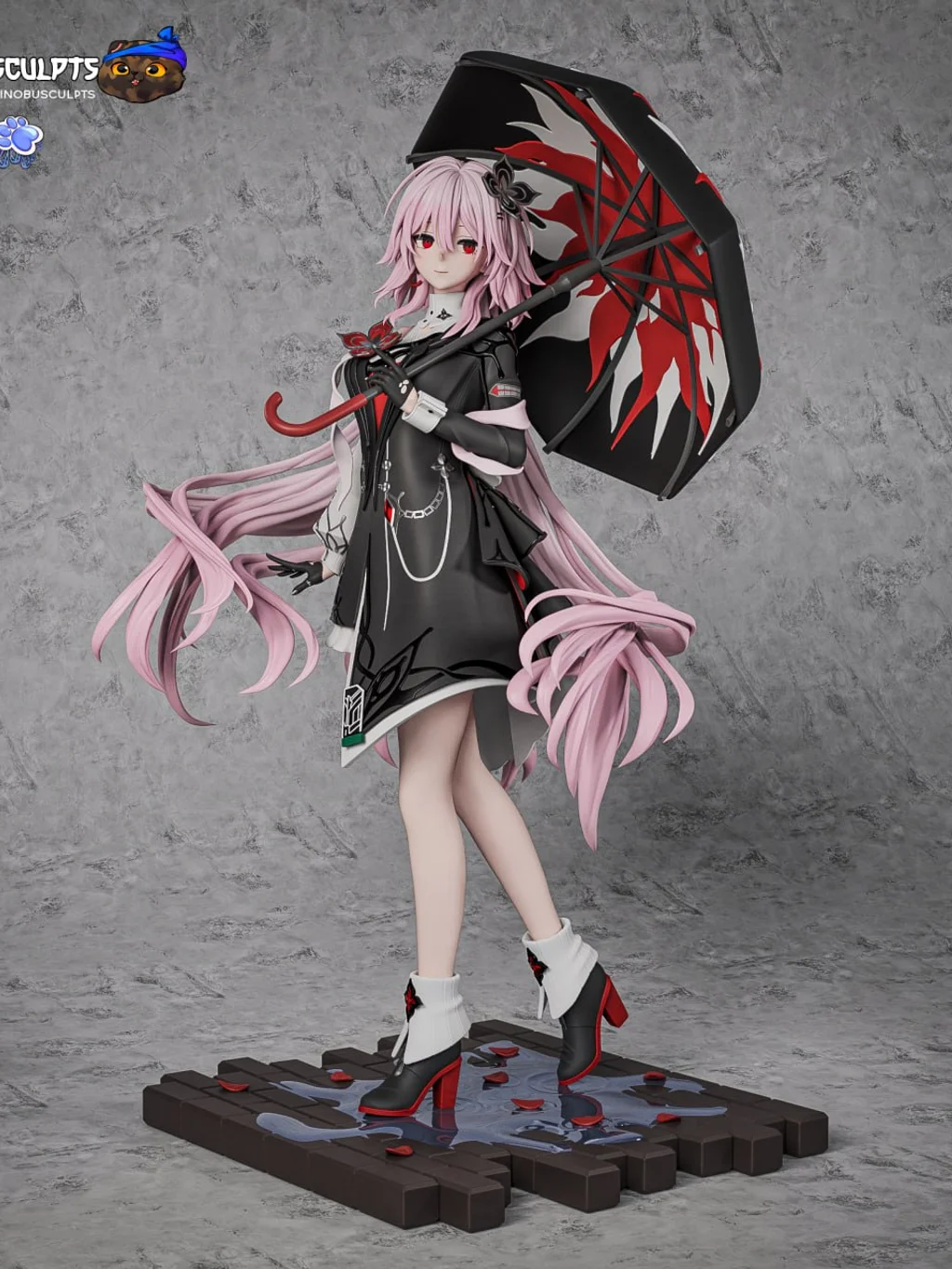 Figura evernight honkai star rail em resina 3D - Fidel Figures