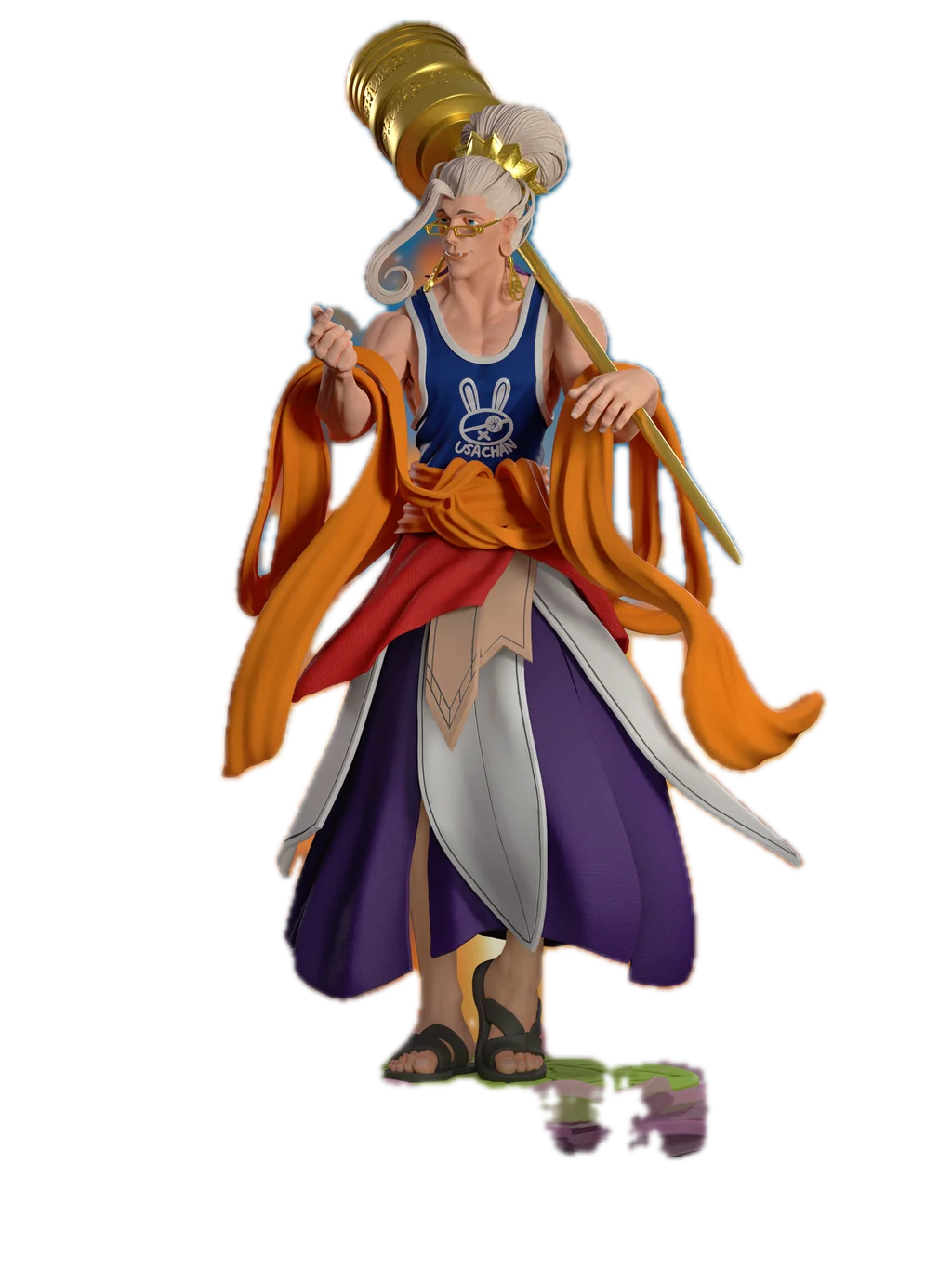 Figura buddha record of ragnarok em resina 3D - Fidel Figures