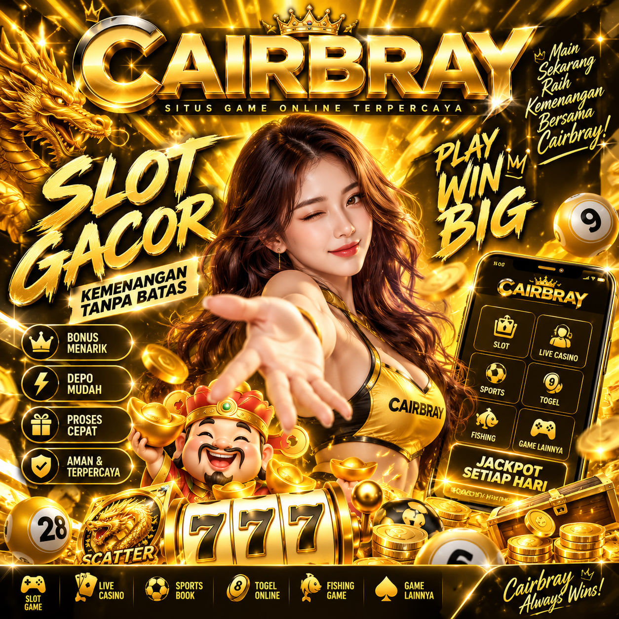 CAIRBRAY > Akses Premium Link Login Alternatif Resmi Terbaru 