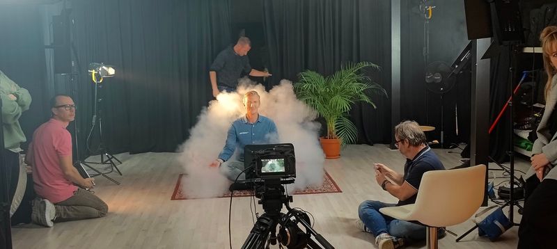 meditatie op de set