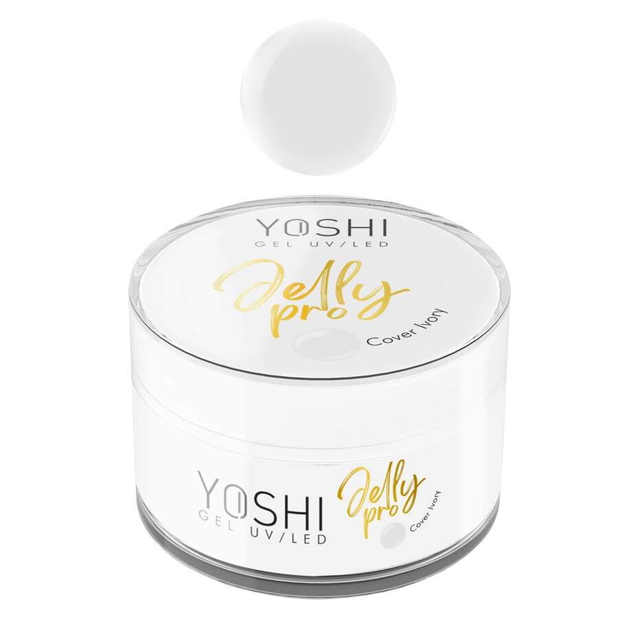 Yoshi Jellypro Builder Gel Cover Ivory 15ml LED and UV