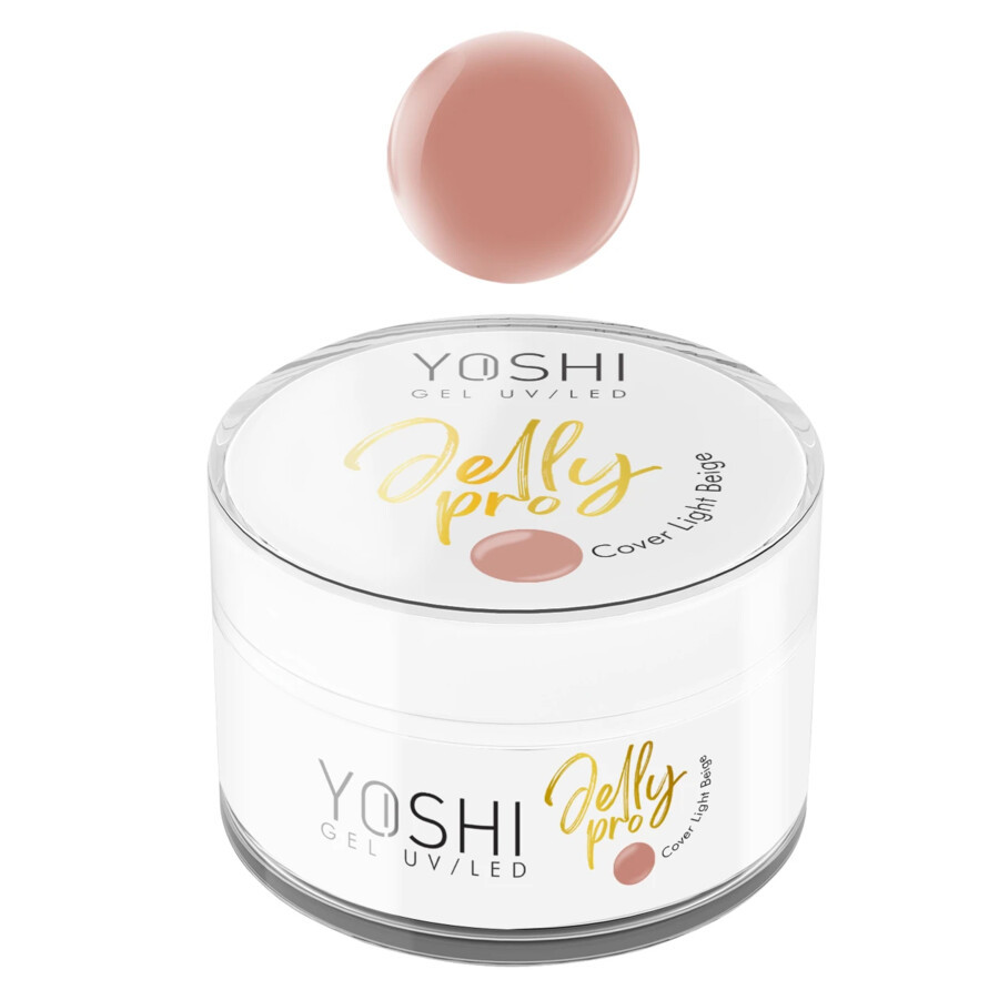 Yoshi Jellypro Builder Gel Light Beige 15ml LED and UV