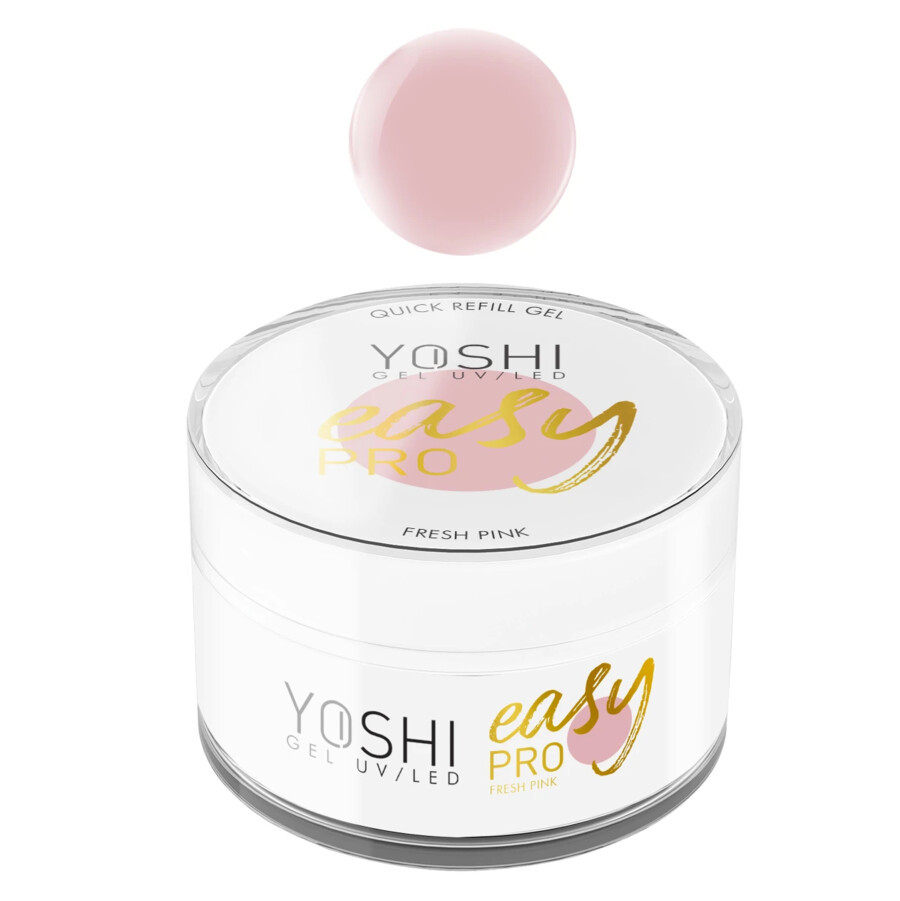 Yoshi Easypro Builder Gel Fresh Pink 15ml LED and UV