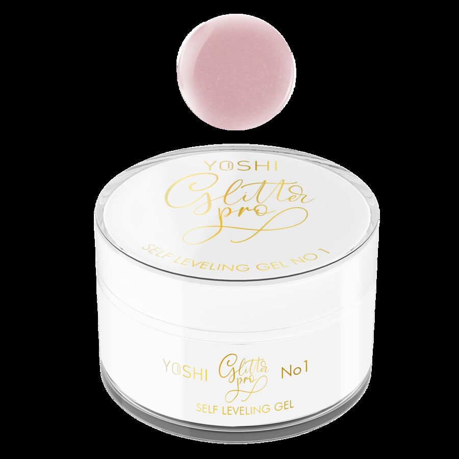 Yoshi Glitterpro Builder Gel No1 50ml LED and UV