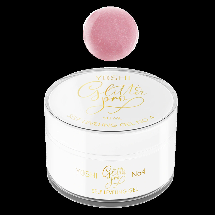 Yoshi Glitterpro Builder Gel No4 50ml LED and UV