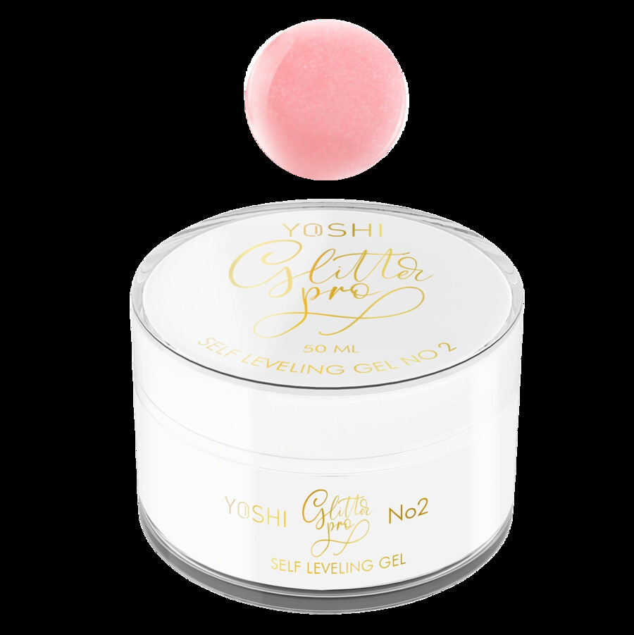 Yoshi Glitterpro Builder Gel No2 15ml LED and UV