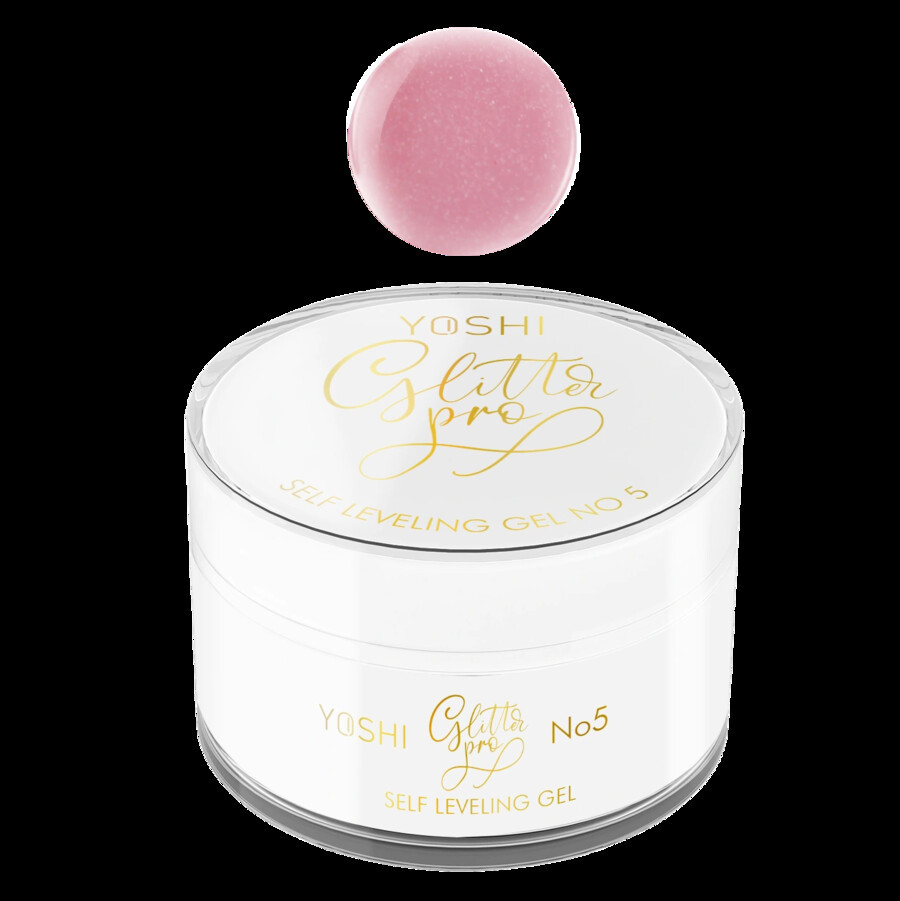 Yoshi Glitterpro Builder Gel No5 15ml LED and UV