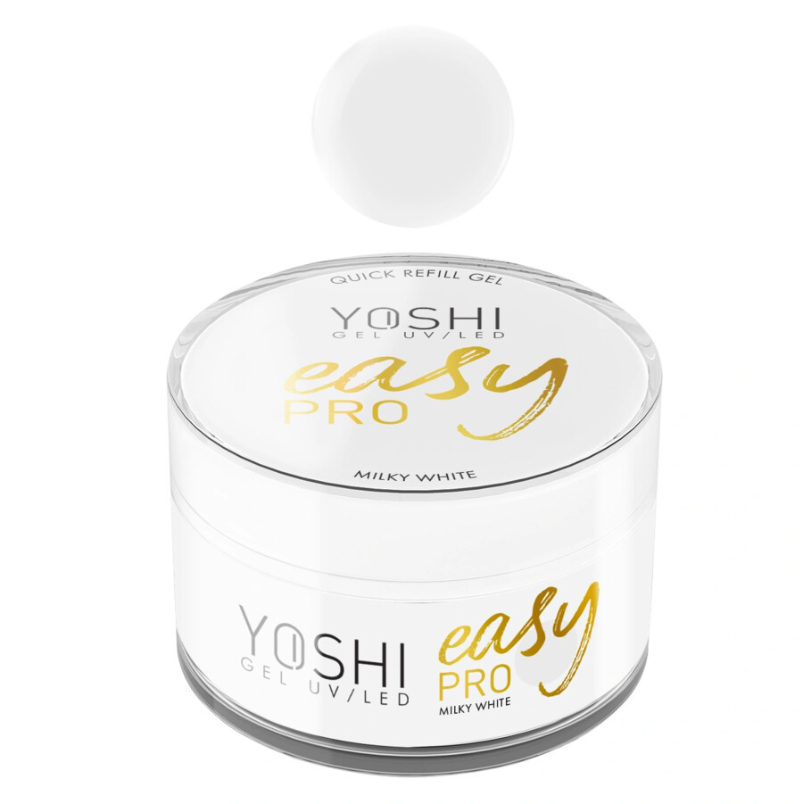 Yoshi Easypro Builder Gel Milky White 15ml LED and UV