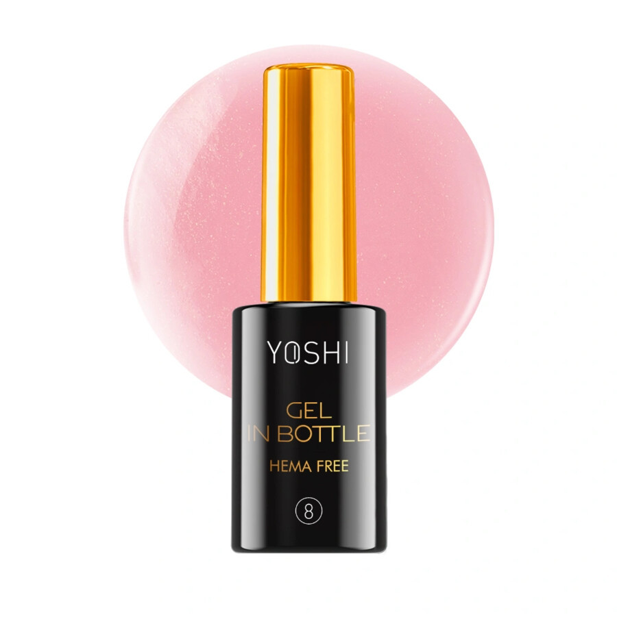 Yoshi Gel In Bottle Builder Gel No8 10ml LED and UV