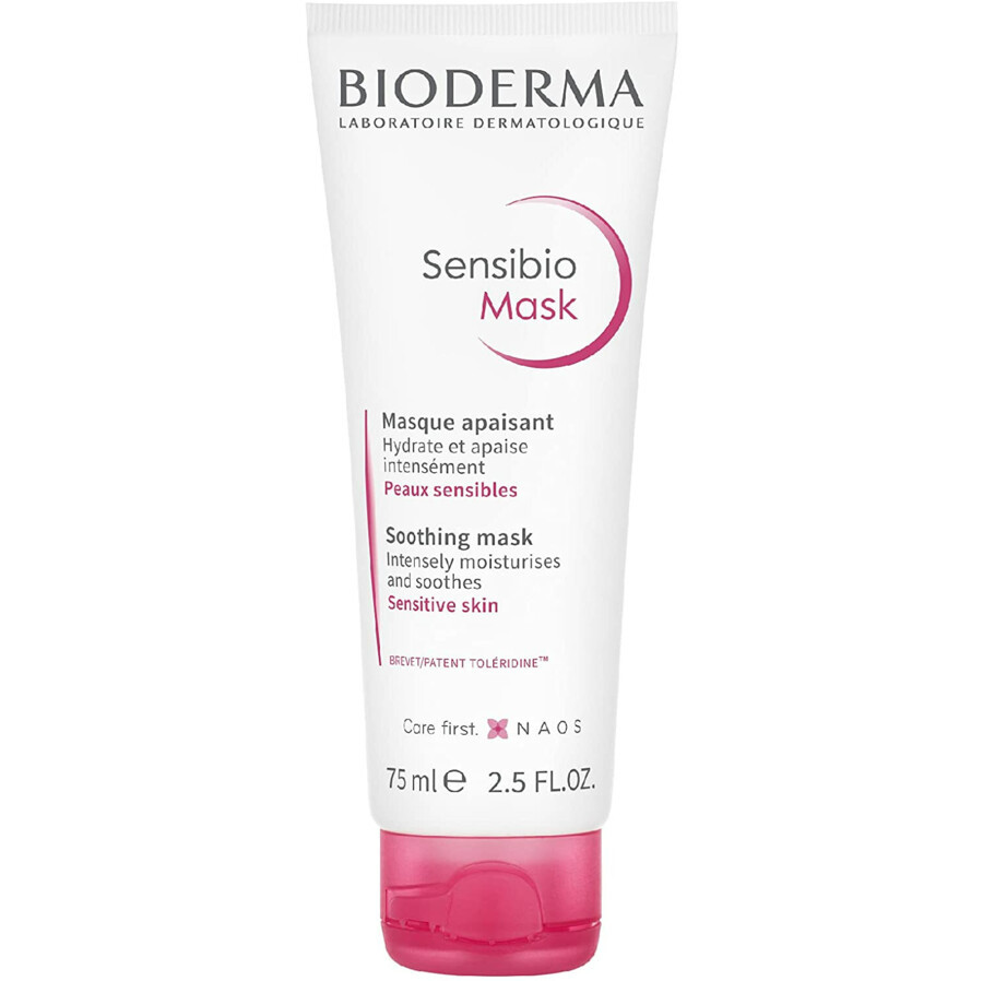 BIODERMA Sensibio Soothing and Moisturizing Mask - Sensitive to Intolerant Skin 75ml