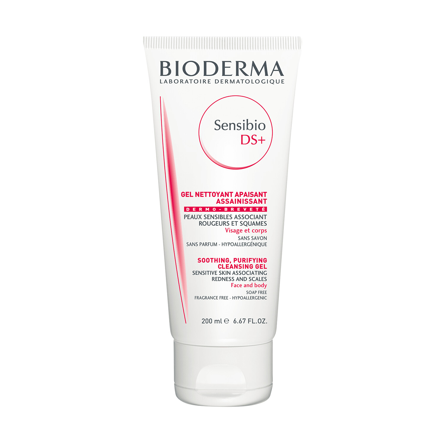 Bioderma Sensibio Ds+ Gel Purifying Soothing Cleansing Gel 200ml