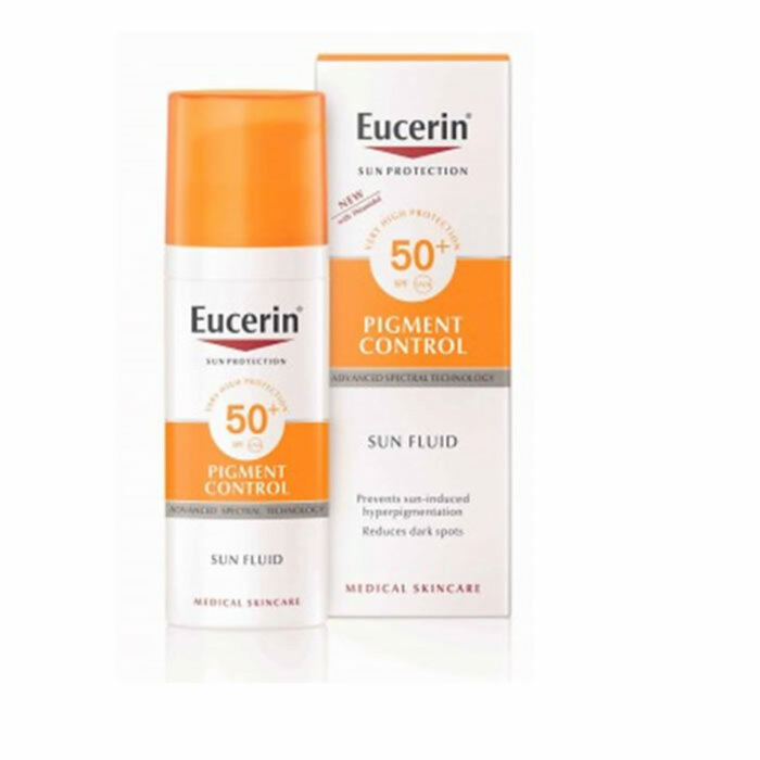 Eucerin Sun Protection Fluid Pigment Control Spf50 Hyperpigmentation Skins 50ml