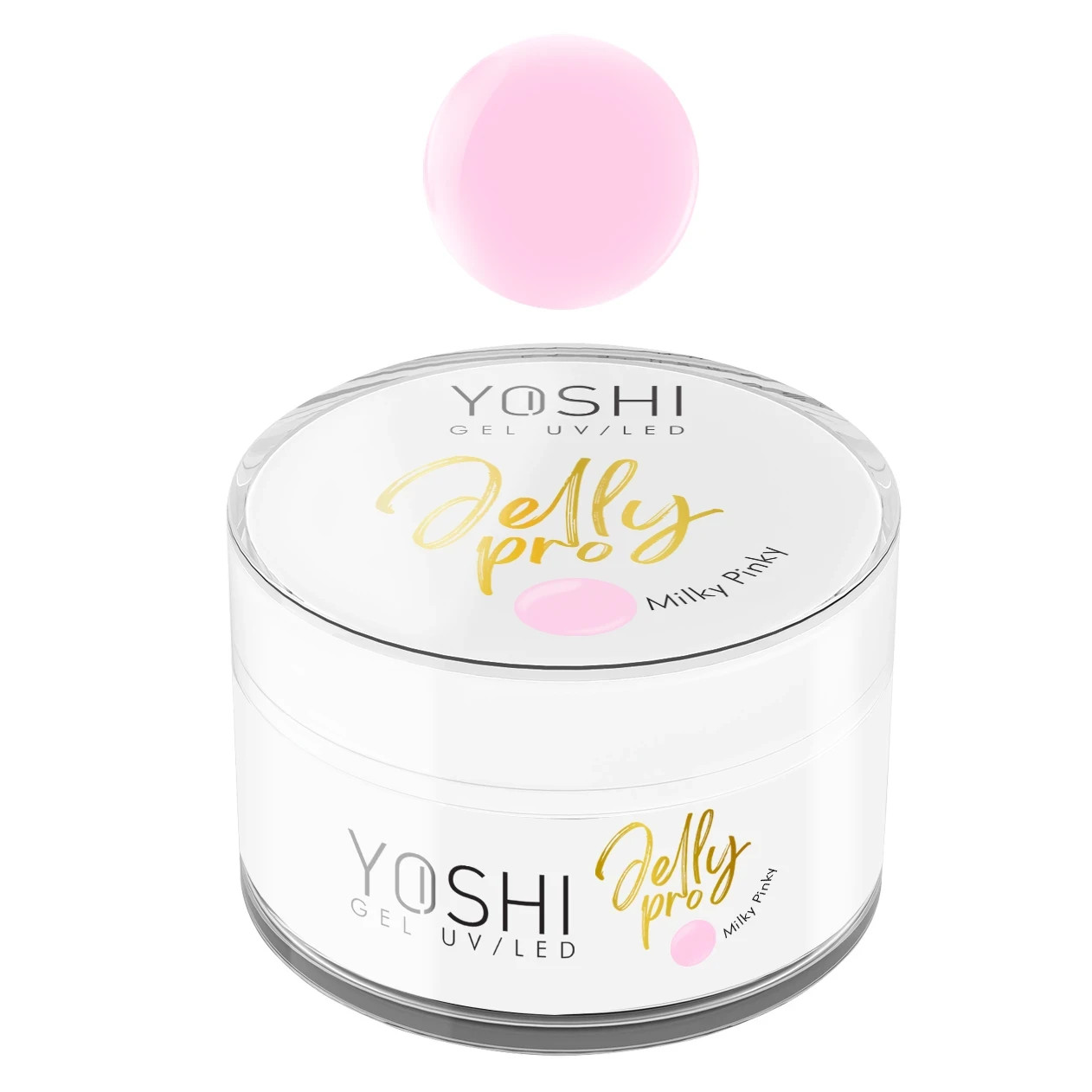 Yoshi Jellypro Builder Gel Milky Pinky 50ml LED and UV