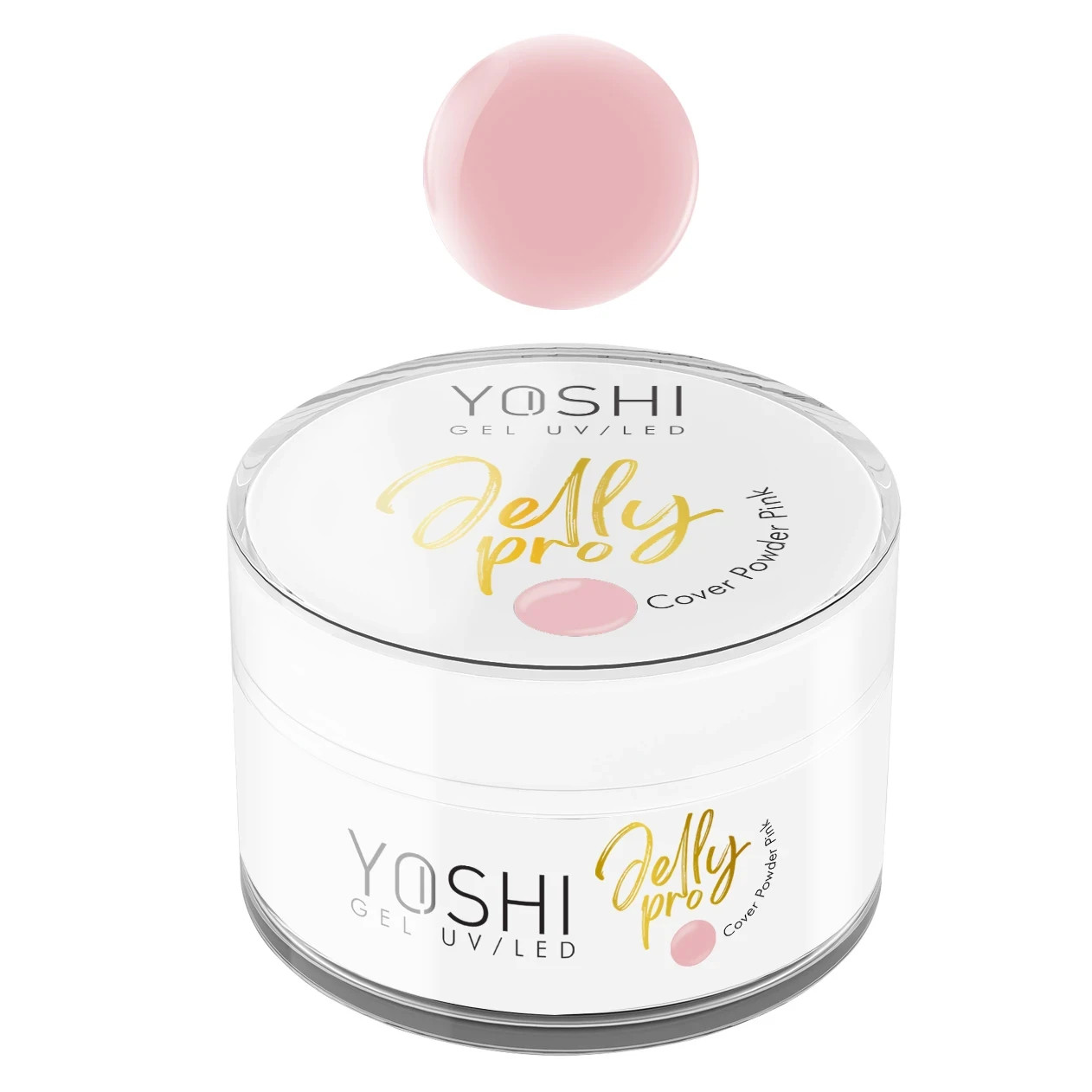 Yoshi Jellypro Builder Gel Powder Pink 15ml LED and UV