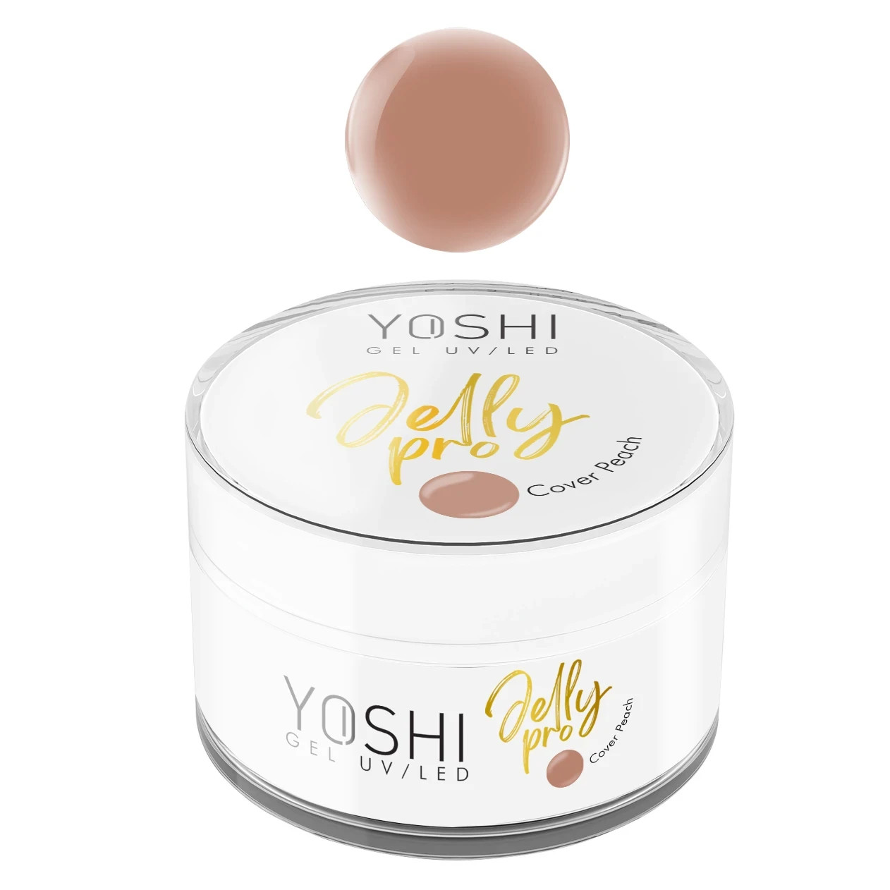 Yoshi Jellypro Builder Gel Peach 15ml LED and UV