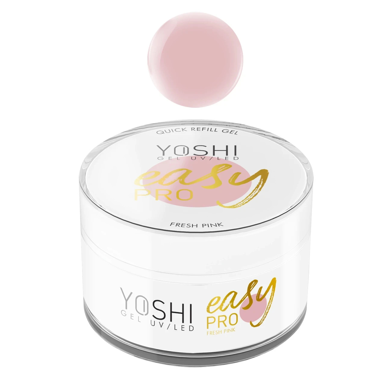 Yoshi Easypro Builder Gel Fresh Pink 15ml LED and UV