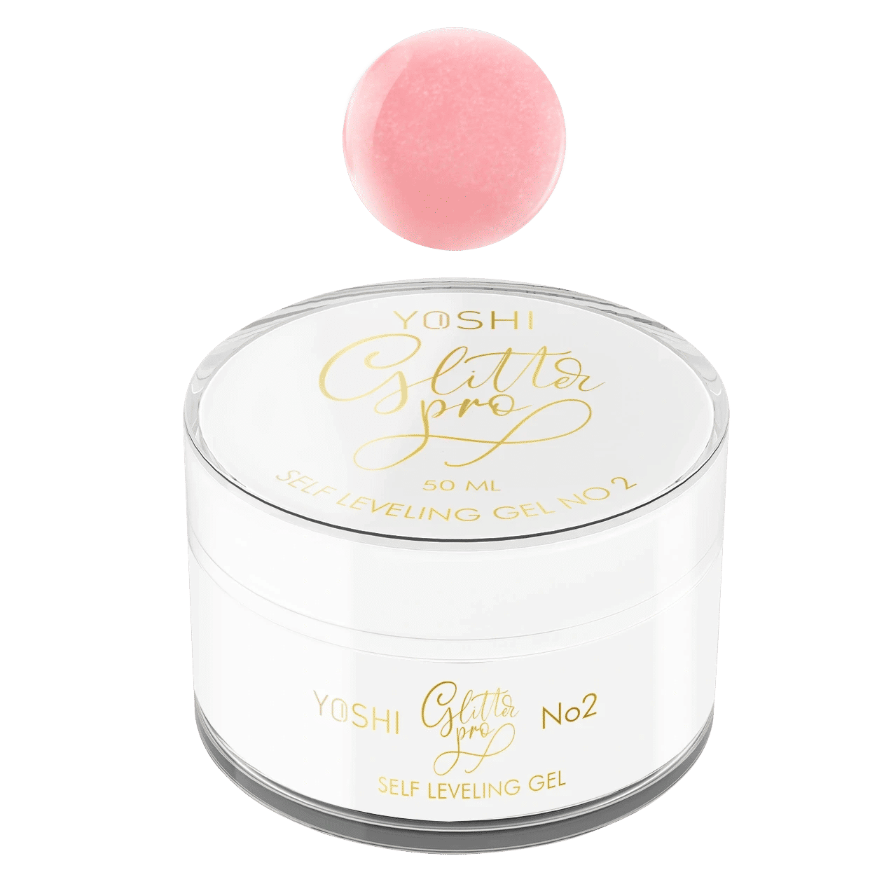 Yoshi Glitterpro Builder Gel No2 50ml LED and UV