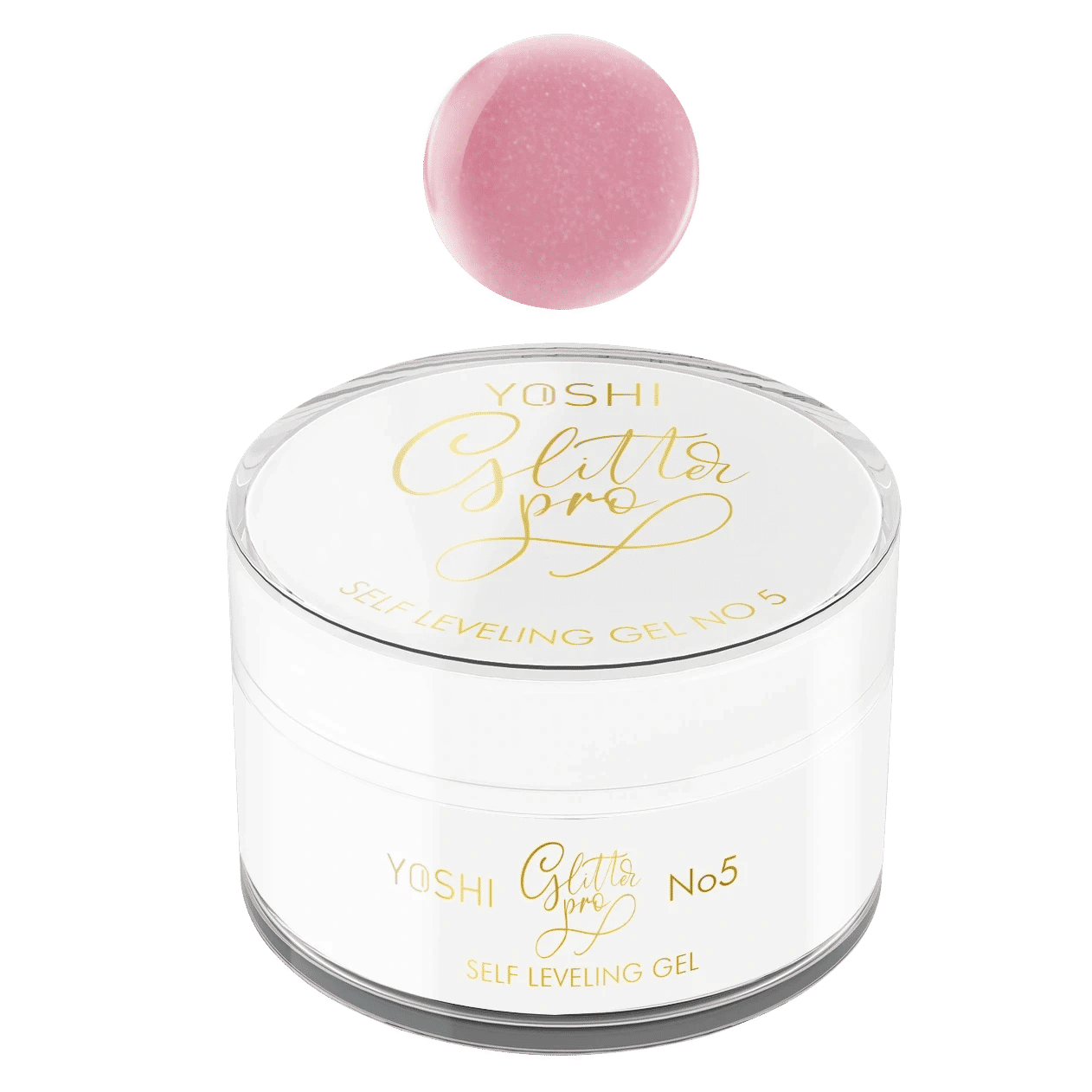 Yoshi Glitterpro Builder Gel No5 15ml LED and UV
