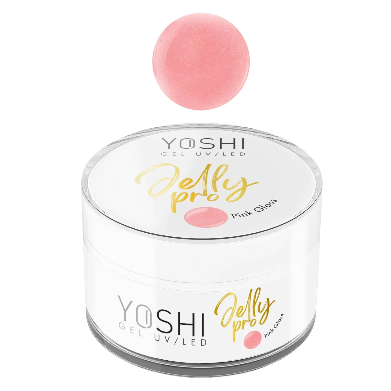 Yoshi Jellypro Builder Gel Pink Gloss 15ml LED and UV