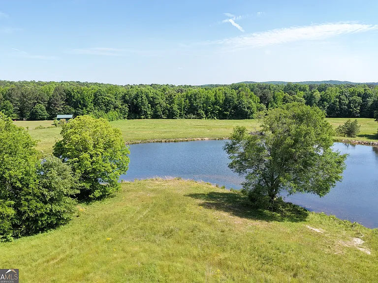 Closer view of pond