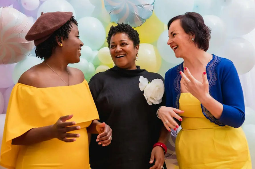 Chantl Martin, Zuzka Nejati, and Kim Hunter-Borst
