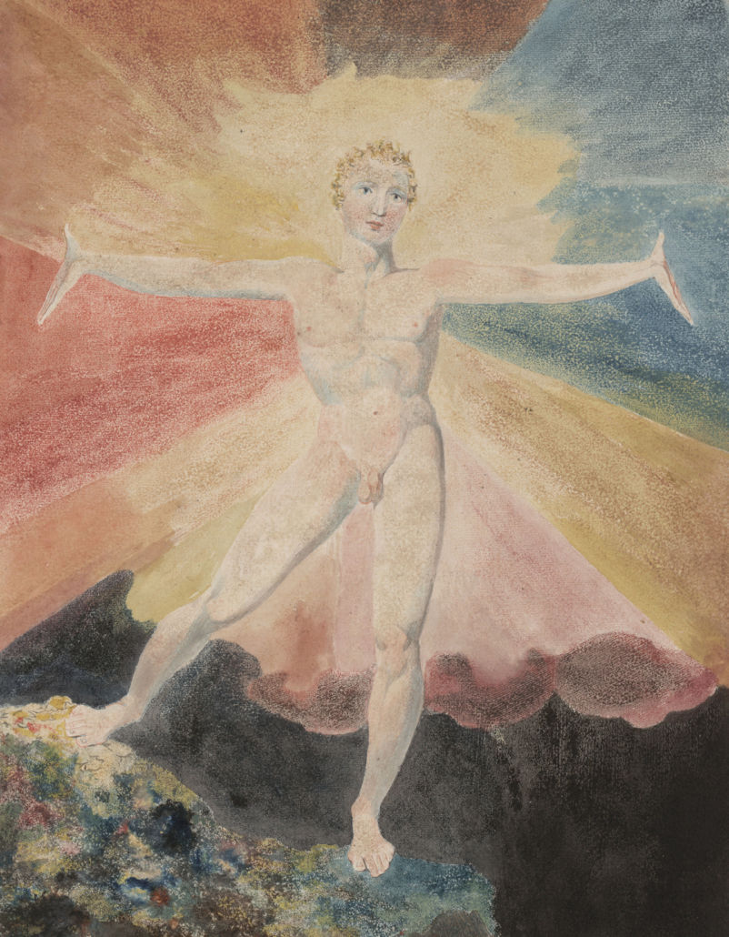 William Blake, Albion Rose, ca 1793.