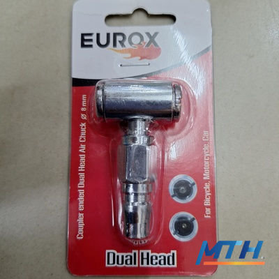 หัวเติมลมสั้น 2 หัว Eurox คอปเปอร์ 110-180 รูปหน้าปก