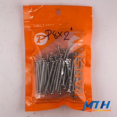 สกรูเกลียว P8X2" TP-820NI-POL050H (หัวกลม) PanSiam รูปหน้าปก
