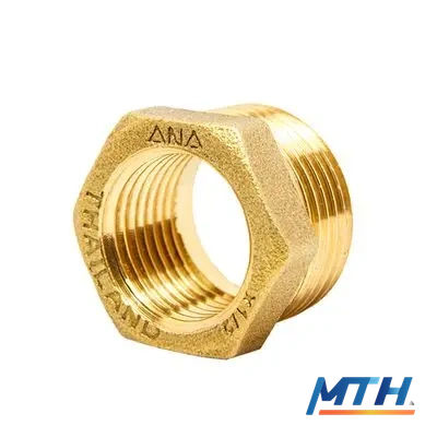 ลดเหลี่ยมทองเหลือง 1/2"x1/8" OKURA 03-1218 รูปหน้าปก